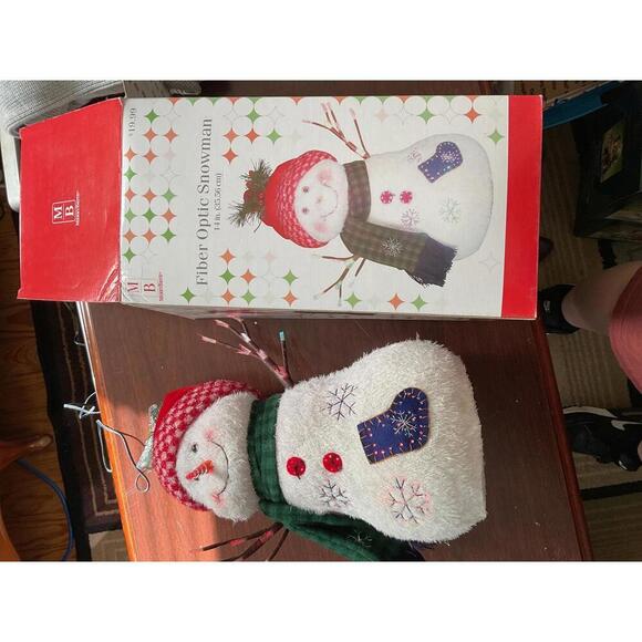Merry Brite 14” Fiber Optic Snowman - Picture 7 of 8